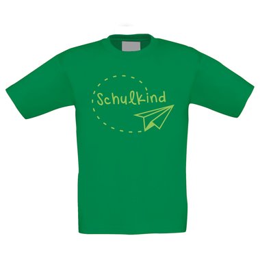 Einschulungsgeschenke - Kinder T-Shirt - Schulkind - Papierflieger