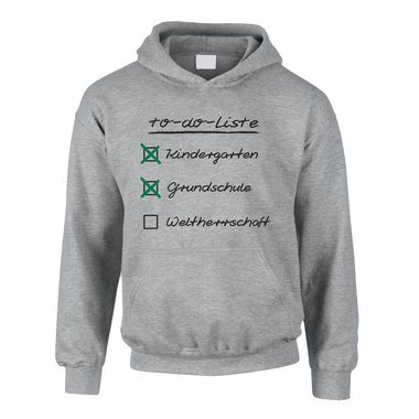 Kinder Hoodie - To do Liste fr Schulkinder