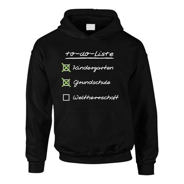 Kinder Hoodie - To do Liste fr Schulkinder