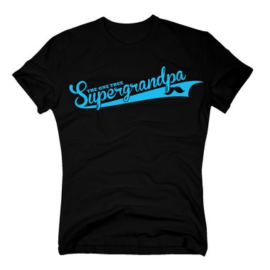 Geschenk Opa - Herren T-Shirt - The one true Supergrandpa