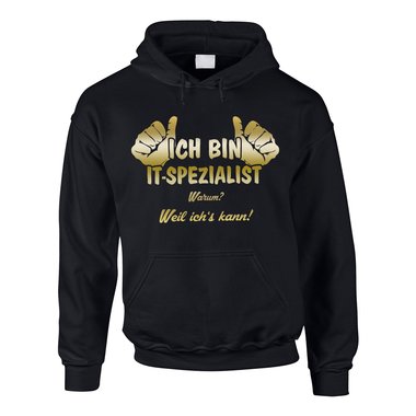 Geschenk fr Informatiker - Hoodie Herren - Ich bin IT-Spezialist, weil ichs kann!