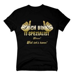 Geschenke für Informatiker - T-Shirt Herren - Ich bin...
