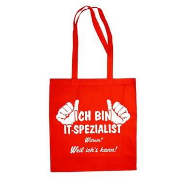 Jutebeutel - Ich bin IT-Spezialist, weil ichs kann!