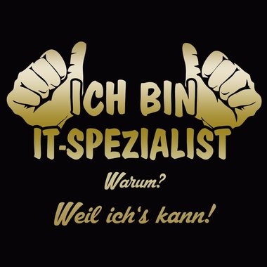 Jutebeutel - Ich bin IT-Spezialist, weil ichs kann!