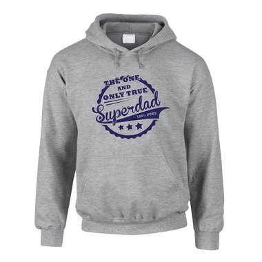 Geschenke fr Vter - Herren Hoodie - The one and only true Superdad