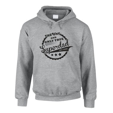 Geschenke fr Vter - Herren Hoodie - The one and only true Superdad