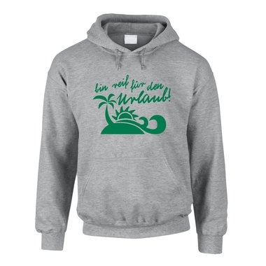 Herren Hoodie - bin reif fr den Urlaub