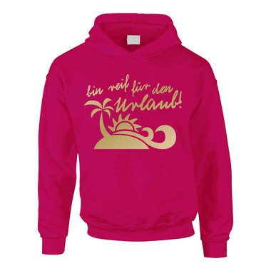 Kinder Hoodie - Bin reif fr den Urlaub