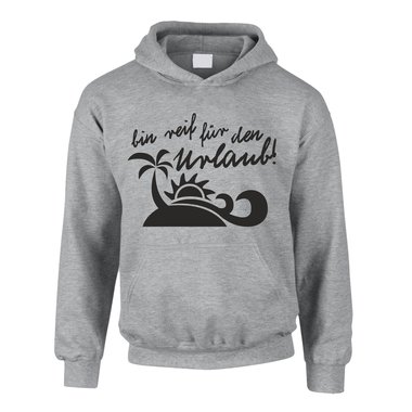 Kinder Hoodie - Bin reif fr den Urlaub