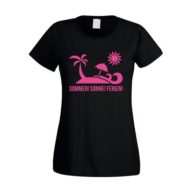Damen T-Shirt - Sommer! Sonne! Ferien!