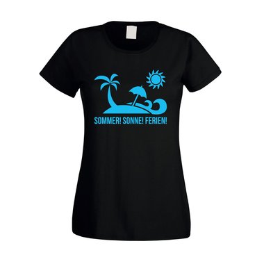 Damen T-Shirt - Sommer! Sonne! Ferien!