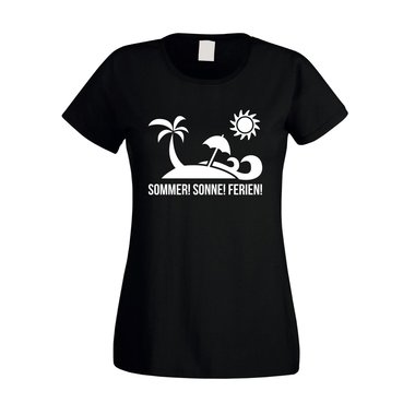 Damen T-Shirt - Sommer! Sonne! Ferien!
