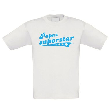 Kinder T-Shirt - Papas Superstar