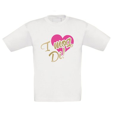 Kinder T-Shirt - I mog Di! - Herz