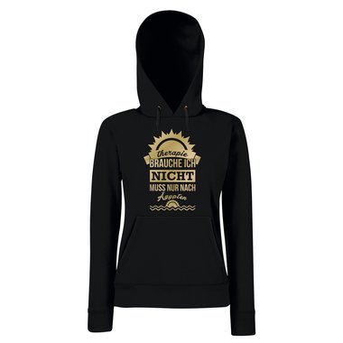 Damen Hoodie - Therapie brauch Ich nicht - muss nur nach gypten