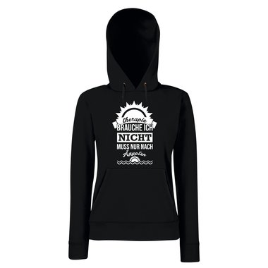 Damen Hoodie - Therapie brauch Ich nicht - muss nur nach gypten
