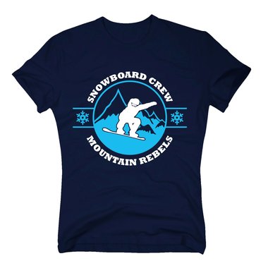 Herren T-Shirt - Snowboard Crew - Mountain Rebels