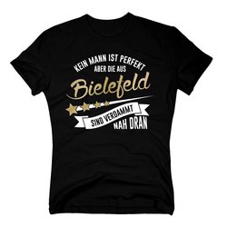 Herren T-Shirt - Kein Mann ist perfekt aber die aus...