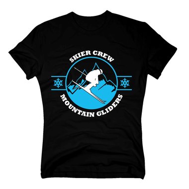 Herren T-Shirt - Skier Crew - Mountain Gliders