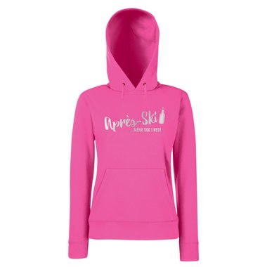 Damen Hoodie - Apres Ski - Mehr Sog I Ned