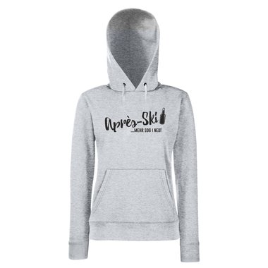 Damen Hoodie - Apres Ski - Mehr Sog I Ned