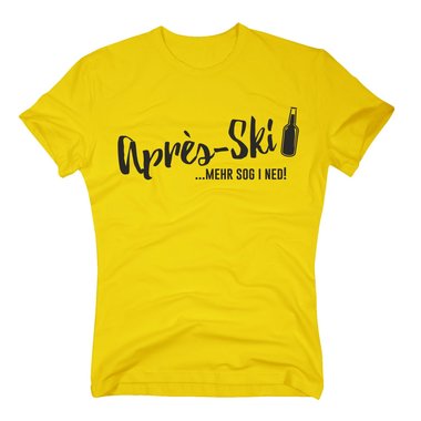 Herren T-Shirt - Apres Ski - Mehr Sog I Ned