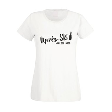 Damen T-Shirt - Apres Ski - Mehr Sog I Ned