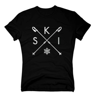 Herren T-Shirt - Skistcker - S-K-I