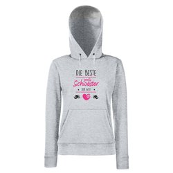 Damen Hoodie - Die beste groe Schwester der Welt