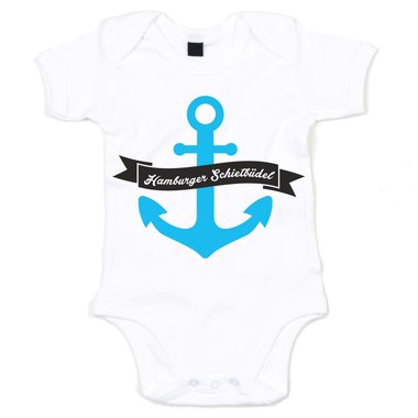 Baby Body - Hamburger Schietbdel weiss-schwarz 50-62