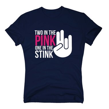 T-Shirt FUN Two in the pink one in the stink