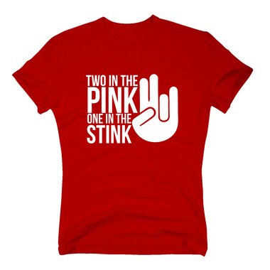 T-Shirt FUN Two in the pink one in the stink