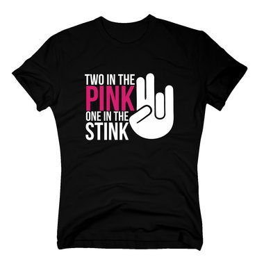 T-Shirt FUN Two in the pink one in the stink