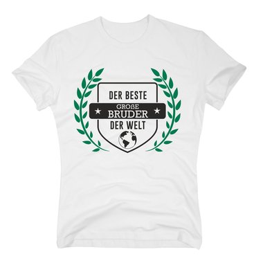 Herren T-Shirt - Der beste groe Bruder der Welt schwarz-weiss M