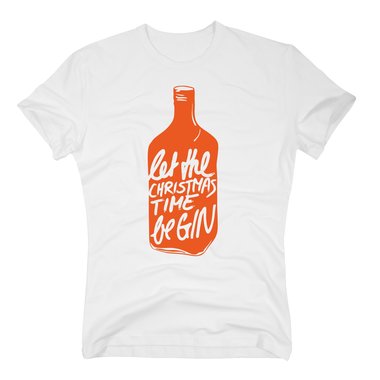 Herren T-Shirt - Let the Christmas time be-GIN