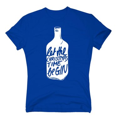 Herren T-Shirt - Let the Christmas time be-GIN