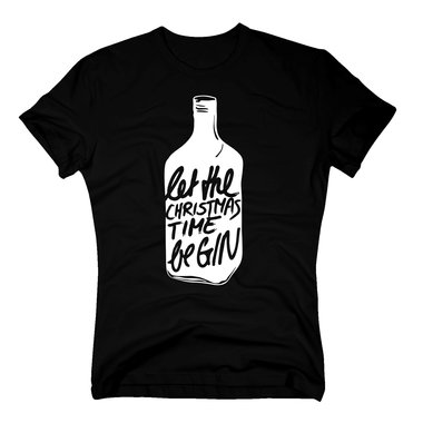 Herren T-Shirt - Let the Christmas time be-GIN
