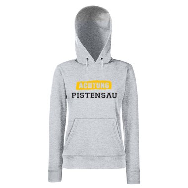 Damen Hoodie - Achtung Pistensau - Basic