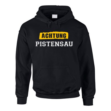 Herren Hoodie - Achtung Pistensau - Basic