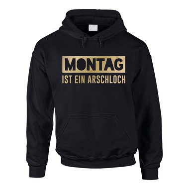 Herren Hoodie - Montag ist ein Arschloch