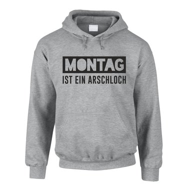 Herren Hoodie - Montag ist ein Arschloch