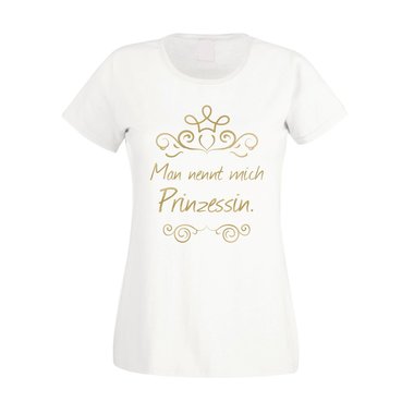 Damen T-Shirt - Man nennt mich Prinzessin
