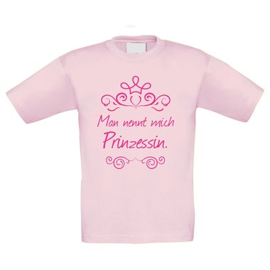 Kinder T-Shirt - Man nennt mich Prinzessin