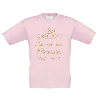 Kinder T-Shirt - Man nennt mich Prinzessin
