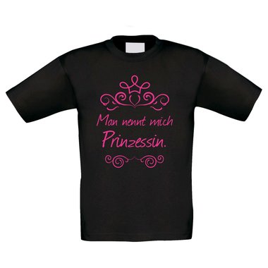 Kinder T-Shirt - Man nennt mich Prinzessin