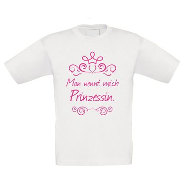 Kinder T-Shirt - Man nennt mich Prinzessin