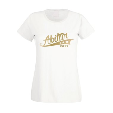 Damen T-Shirt - Abitur 2017 - mit Sternen