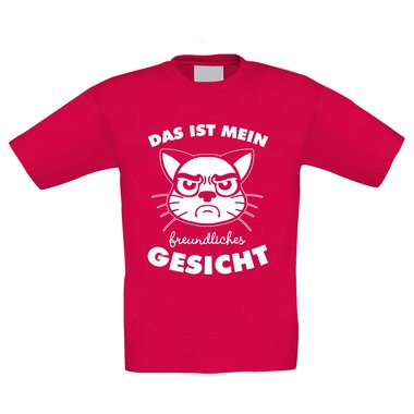 Kinder T-Shirt - Das ist mein freundliches Gesicht