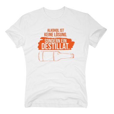 Herren T-Shirt - Alkohol ist keine Lsung, sondern ein Destillat