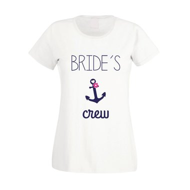 JGA Damen T-Shirt - Brides Crew Anchor